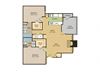 2 bedroom 2 bathroom floor plan B 2 bedroom 2 bathroom floor plan B at The Glen at Highpoint, Dallas, 75243